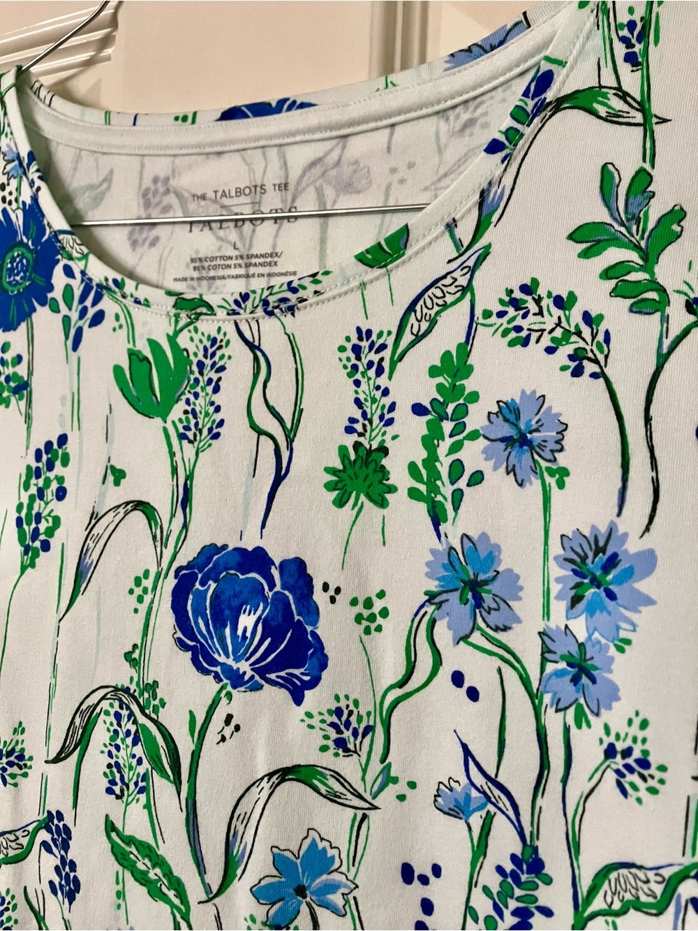 Talbots Floral T-Shirt - Picture 2 of 3